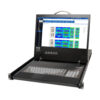 Tripp Lite series NetCommander 16-Port Cat5 KVM over IP Switch - 19 in. LCD, 1 Remote + 1 Local User, 1U Rack-Mount, TAA