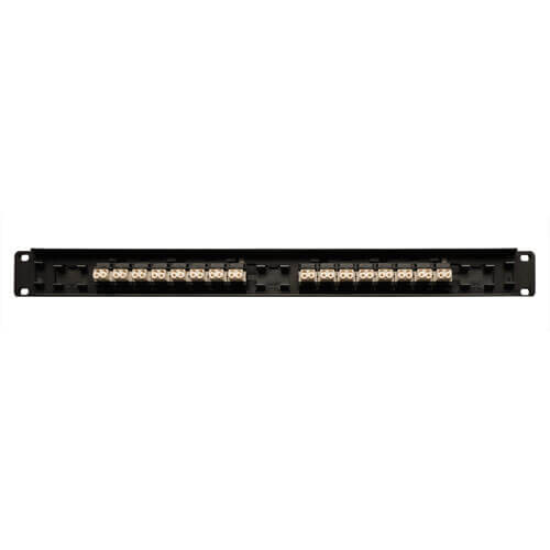 Tripp Lite series 16-Port Fiber Patch Panel, 1U (LC/LC), Multimode or Singlemode