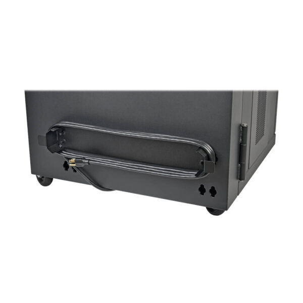 Tripp Lite series Mobile Cart Conversion Kit with Handle, Casters and Power Cord Manager for Tablet/Chromebook Charging Stations