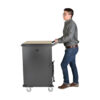 Tripp Lite series 36-Device AC Mobile Charging Cart - Laptops and Chromebooks, 120V, NEMA 5-15P, 10 ft. (3.1 m) Cord, Black