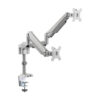 f6883552698fa6d9d766f9d752046d08 Tripp Lite series Dual-Display Gas-Arm Mount for 13” to 34” Monitors - Clamp or Grommet, USB, Audio Ports