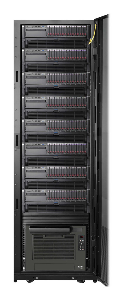 f6bb474378a21612192236d3d258be43 Tripp Lite series AC Unit for Server Racks - 9,000 BTU (2.64 kW), 120V, R32 Refrigerant, 8U Rack, Black