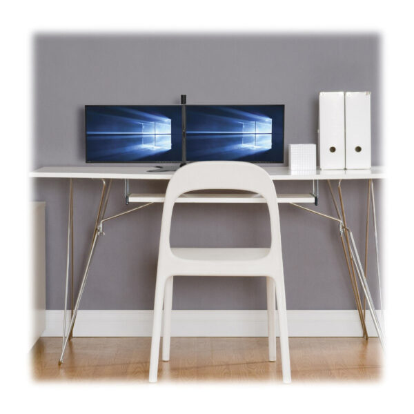 Tripp Lite series Dual-Display Desktop Monitor Stand for 13” to 27” Flat-Screen Displays
