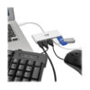 Tripp Lite series 4-Port USB-C Hub, USB 3.x (5Gbps), 4x USB-A Ports, 60W PD Charging, White
