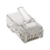 Tripp Lite series Cat6 RJ45 Modular Plug for Round Stranded UTP Conductor 4-Pair, 100 Pack