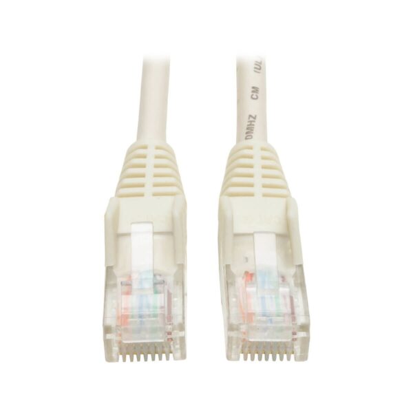 Tripp Lite series Cat5e 350 MHz Snagless Molded (UTP) Ethernet Cable (RJ45 M/M), PoE - White, 10 ft. (3.05 m)