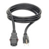 f7d039b538c80bc07460b4d43dcc9749 Tripp Lite series Computer Power Cord, NEMA 5-15P to Locking C13 - Heavy-Duty, 15A, 125V, 14 AWG, 6 ft. (1.83 m), Black