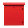 Tripp Lite series SmartRack Industrial Enclosure - NEMA 3R, Wall Mount, Metal, Locking, Fan With Thermal Switch, 23 in. Depth, 12U, Red