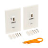 f8068ca0a3f1c217309eeae9939b50a0 Tripp Lite series HDMI over Dual Cat5/Cat6 Extender Wall Plate Kit with Transmitter and Receiver, TAA