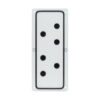 Tripp Lite series SmartRack Cable Gland Plate for NEMA-Rated Enclosure Cabinets, 6 Ports (0.5 in.)