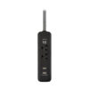 Tripp Lite series 2-Outlet Surge Protector with 2 USB Ports (2.1A Shared) - 6 ft. Cord, 5-15P Plug, 450 Joules, Black