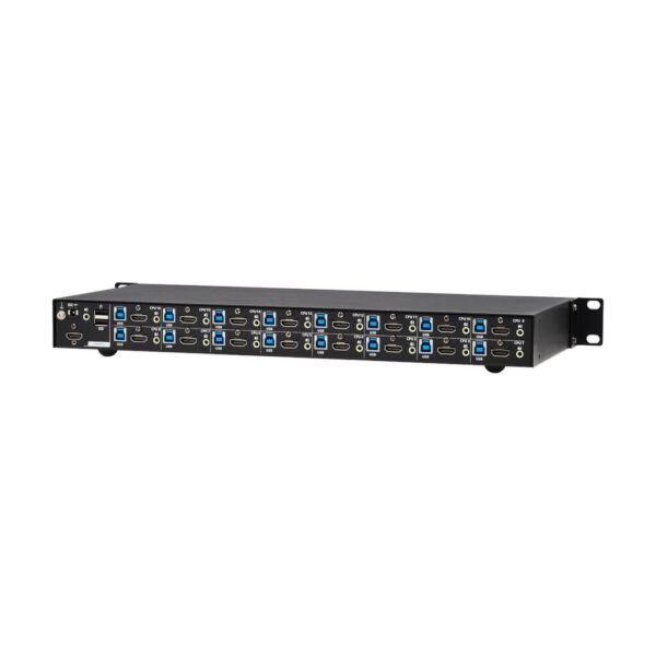 f8351e4ca0a1cd098c3f60c1c3417179 Tripp Lite series 16-Port 4K HDMI/USB KVM Switch - 4K 60 Hz Video/Audio, USB Peripheral Sharing, 1U Rack-Mount, TAA
