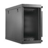 Tripp Lite series SmartRack 9U Low-Profile Side-Mount Wall-Mount Mini Rack Enclosure, Black