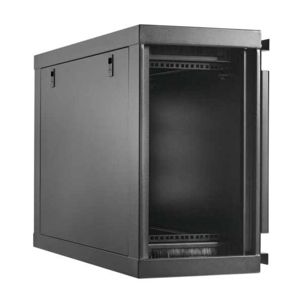 Tripp Lite series SmartRack 9U Low-Profile Side-Mount Wall-Mount Mini Rack Enclosure, Black