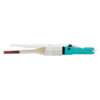 Tripp Lite series 400G Duplex Multimode 50/125 OM4 Fiber Optic Cable (CS-PC/CS-PC), Round LSZH Jacket, Magenta, 5 m