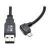 f893ad8a79a2d7cd06d3f0963fb16bba Tripp Lite series Dedicated Reversible USB Charging Cable (Reversible A to Right-Angle 5-Pin Micro B) Black, 3 ft. (0.91 m)
