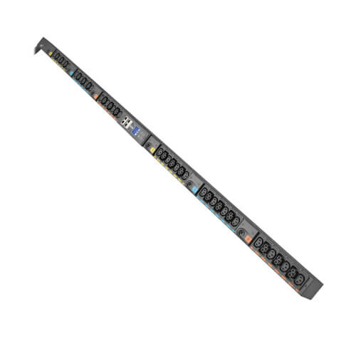 f8944eb9555cdd71dcfed7fef0a157d4 Eaton 3-Phase Metered Input Rack PDU G4, 208V, 42 Outlets, 40A, 14.4kW, CS8365 Input, 10 ft. Cord, 0U Vertical
