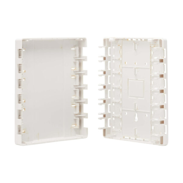 f8b1221e9bafac791924188062941722 Tripp Lite series Surface-Mount Box for Keystone Jacks - 12 Ports, White, TAA