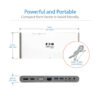 f8d3480e125f0947f71612ac45469765 Tripp Lite series USB-C Dock, Triple Display - 4K HDMI/DisplayPort, VGA, USB 3.x (5Gbps), USB-A/C Hub Ports, GbE, 100W PD Charging, EU/UK Power Supply