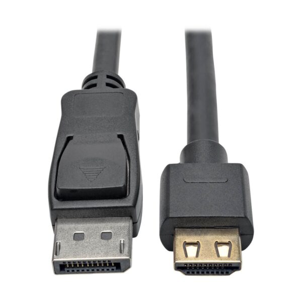 f8e5666dbe0be26cb6d4db4157a0395f-5 Tripp Lite series DisplayPort 1.2 to HDMI Active Adapter Cable (M/M), 4K 60 Hz, Gripping HDMI Plug, HDCP 2.2, 3 ft. (0.9 m)