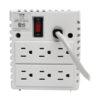 Tripp Lite series 600W 120V Power Conditioner with Automatic Voltage Regulation (AVR), AC Surge Protection, 6 Outlets, TAA