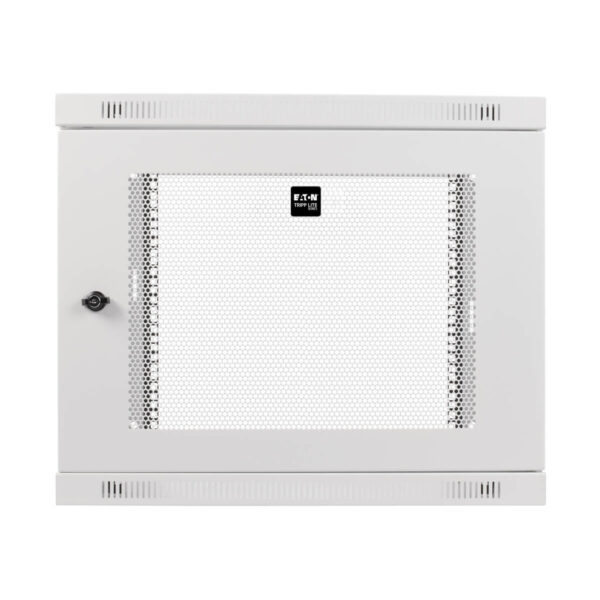 Tripp Lite series SmartRack 9U Low-Profile Switch-Depth-Plus Wall-Mount Mini Rack Enclosure, White