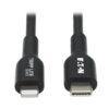 Tripp Lite series USB-C to Lightning Sync/Charge Cable (M/M), MFi Certified, Black, 3 m (9.8 ft.)