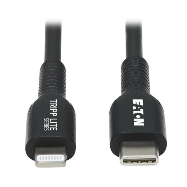 Tripp Lite series USB-C to Lightning Sync/Charge Cable (M/M), MFi Certified, Black, 3 m (9.8 ft.)