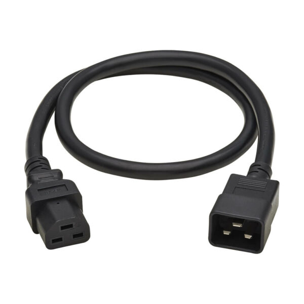 Tripp Lite series Power Cord, C20 to C21 - Heavy-Duty, 20A, 250V, 12 AWG, 3 ft. (0.91 m), Black