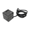 f9cd4deb2371ee875ba4fcf40ba351fd Tripp Lite series Safe-IT 3-Outlet Cube Surge Protector, 5-15R Outlets, 6 USB Charging Ports, 8 ft. (2.4 m) Cord, Antimicrobial Protection
