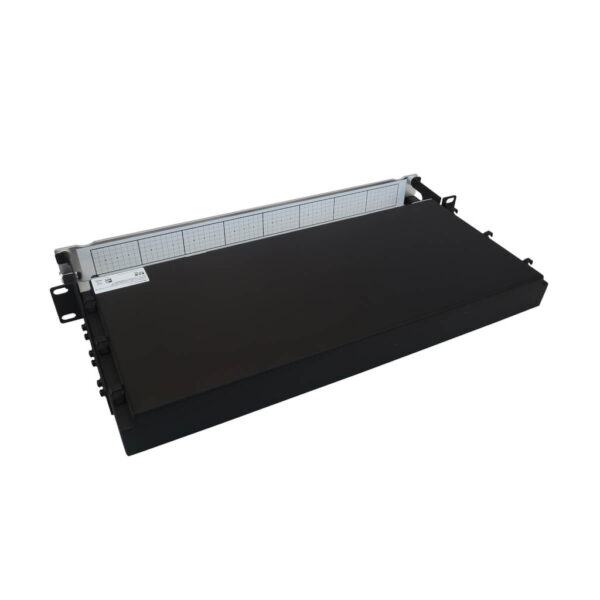 f9d0f7db3dc93954dcb35499be1d8bd1 Tripp Lite series Preloaded Fiber Panel, 1U - 6x (4x LC/LC Duplex M/M) 8F Trunk Cables, OS2 Singlemode, 10 m (32.8 ft.)