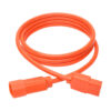 f9d8110fa544aa26a5dcf2826ffed851 Tripp Lite series PDU Power Cord, C13 to C14 - 10A, 250V, 18 AWG, 6 ft. (1.83 m), Orange