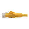 f9dc0782f8b1074bc6aa61b819e95ab7 Tripp Lite series Cat6 Gigabit Snagless Molded (UTP) Ethernet Cable (RJ45 M/M), PoE, Yellow, 35 ft. (10.67 m)