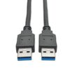 f9dd3a6c43551459aa03948516549a2e Tripp Lite series USB 3.0 SuperSpeed A/A Cable (M/M), Black, 3 ft. (0.91 m)