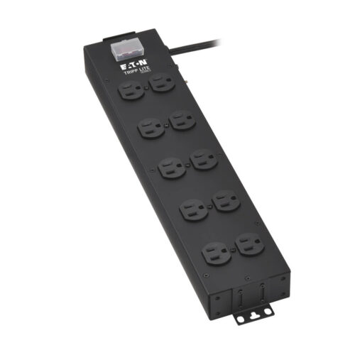 Tripp Lite series Industrial Power Strip, 10-Outlet, 15 ft. (4.6 m) Cord, Large Plug Spacing