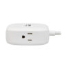 fa2465c3f297a482cc302aa333ff6b7a Tripp Lite series Safe-IT 32W 2-Outlet Power Strip - 5-15R Outlets, 3 USB Ports, 6 ft. (1.8 m) Cord, Antimicrobial Protection, White