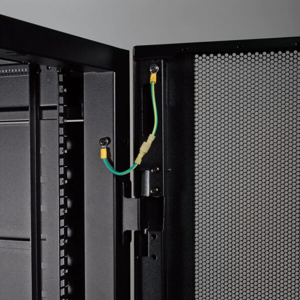 Tripp Lite series 42U Server Rack, Euro-Series - Expandable Cabinet, Standard Depth, Side Panels Not Included