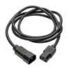 fa8c00ec2eb37c24e8bf265e9ff675d9-1 Tripp Lite series PDU Power Cord, C13 to C14 - 10A, 250V, 18 AWG, 6 ft. (1.83 m), Black