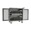 Tripp Lite series Multi-Device Charging Cart, 32 USB Ports, iPad and Android Tablets, Wall-Mount Option, Black