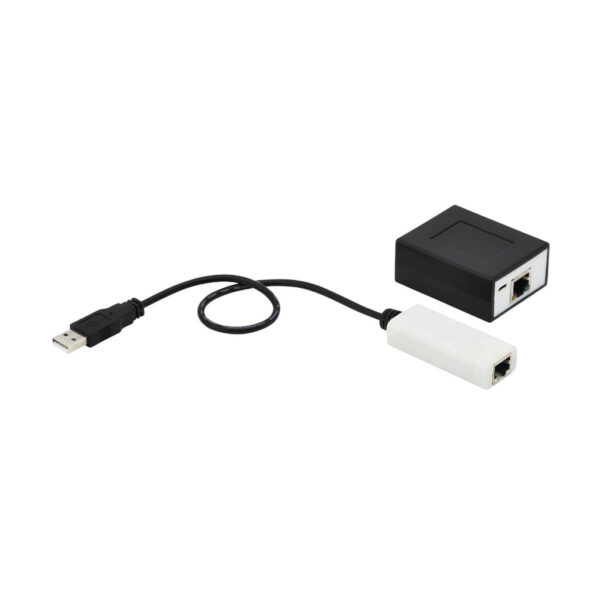 fb053d950a402ebf58b4c779a769b902 Tripp Lite series 4-Port USB over Cat5/Cat6 Extender Kit with Power over Cable - USB 2.0, Up to 164.04 ft. (50M), Black, TAA