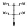Tripp Lite series Quad-Monitor Flex-Arm Desktop Clamp for 13” to 27” Displays