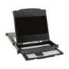 Tripp Lite series 8-Port NetDirector DisplayPort KVM Switch Console with 17 in. LCD, Dual Rail, 1U Rack-Mount, TAA