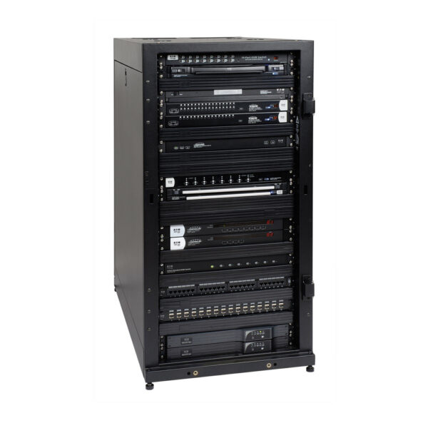 fb3f5d757bacaca07e2a897807660ff7 Tripp Lite series 25U SmartRack Standard-Depth Half-Height Server Rack Enclosure, Doors and Side Panels