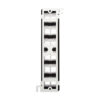 Tripp Lite series 12-Port Wall-Mount Patch Panel for UTP Keystone Jacks, Rotatable Modules, TAA