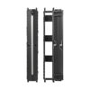 Tripp Lite series High-Capacity Vertical Cable Manager - Deep Double Finger Duct with Cover, Single Sided, 6 in. Wide, Black, 7 ft. (2.2 m)