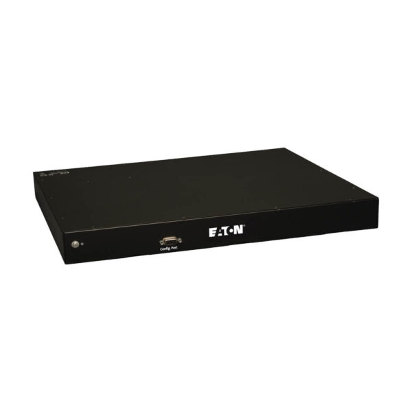 Eaton 3.7kW Single-Phase 208/230V Monitored PDU - LX Platform, 8 C13 Outlets, C20 Input with L6-20P Adapter, 2.4m Cord, 1U Rack-Mount, TAA
