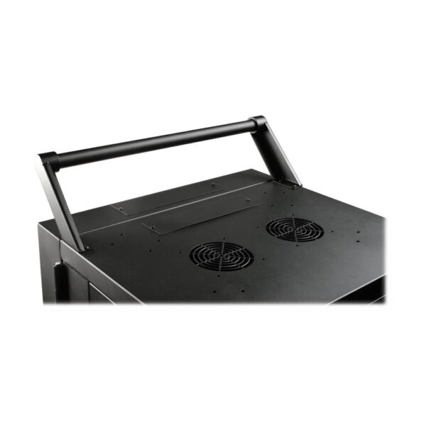 Tripp Lite series Mobile Cart Conversion Kit with Handle, Casters and Power Cord Manager for Tablet/Chromebook Charging Stations