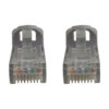 fc018a8dc1862b77a9324a3f2693a1d4 Tripp Lite series Cat6a 10G Snagless Molded UTP Ethernet Cable (RJ45 M/M), PoE, Gray, 20 ft. (6.1 m)