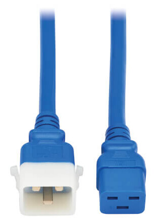 fc181a70e13f5f450e262bc770473a36 Tripp Lite series PDU Power Cords, C19 to P-Lock C20 - Heavy-Duty, 20A, 250V, 12 AWG, 6 ft. (1.8 m), Blue, 6 Pack