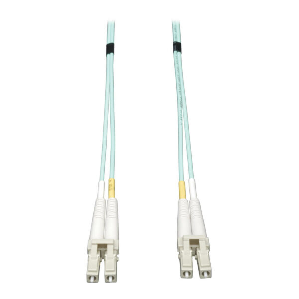 Tripp Lite series 10Gb Duplex Multimode 50/125 OM3 LSZH Fiber Patch Cable (LC/LC) - Aqua, 12M (39 ft.)
